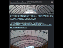 Tablet Screenshot of fabricacioncarpasbogota.com